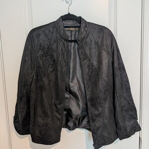 Picadilly Fashion Black Blazer Modern Open-Front Design